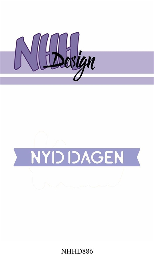  NHH Design dies Nyd dagen 7,7x1,3cm
